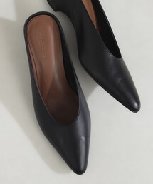 Leather square toe heel レザースクエアトゥヒール（パンプス）｜RIM
