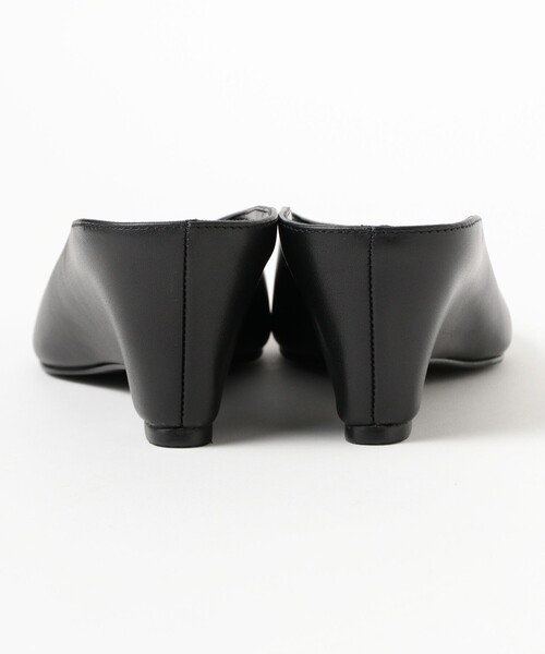 Demi-Luxe BEAMS（デミルクス ビームス）の「レザーラップ ミュール（パンプス・レディース・オフホワイト/ブラック・36/38/37）」の6枚目の写真