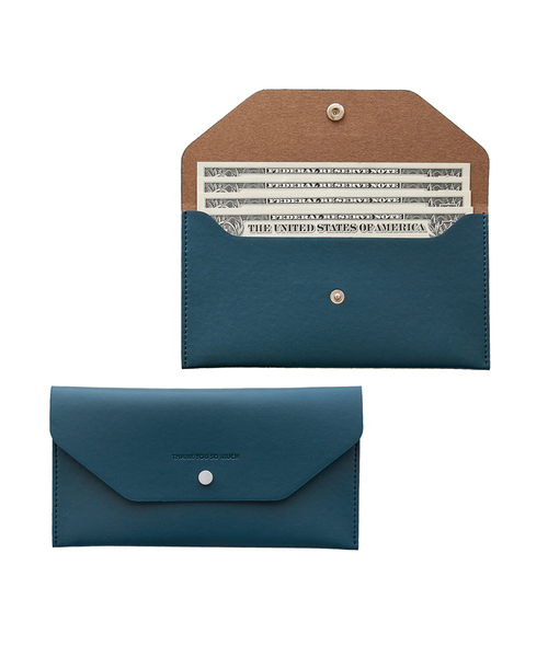 FUNNYMADE(ファニーメイド)の「Leather wallet-type money envelope golf wallet 8 colors(札入れ/マネークリップ・レディース・ブラック/ダークグリーン/ブラウン/ピンク/ミント/ブルーグレー/ラベンダー/バーガンディー・FREE)」の5枚目の写真
