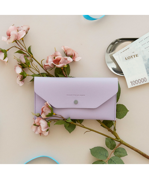 FUNNYMADE(ファニーメイド)の「Leather wallet-type money envelope golf wallet 8 colors(札入れ/マネークリップ・レディース・ブラック/ダークグリーン/ブラウン/ピンク/ミント/ブルーグレー/ラベンダー/バーガンディー・FREE)」の13枚目の写真