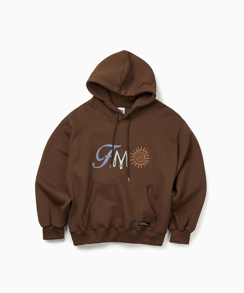 セール】FMO Embossed Logo Hoodie [Brown]（パーカー）｜FREEMARIO