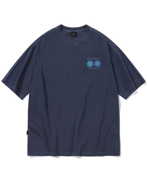 CPGN STUDIO(コンパーニョ)の「デイアンドナイトピグメント半袖Tシャツダークブルー(Tシャツ/カットソー・レディース・その他・LARGE/MEDIUM)」の5枚目の写真