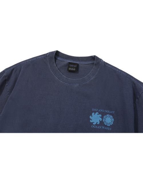 CPGN STUDIO(コンパーニョ)の「デイアンドナイトピグメント半袖Tシャツダークブルー(Tシャツ/カットソー・レディース・その他・LARGE/MEDIUM)」の6枚目の写真