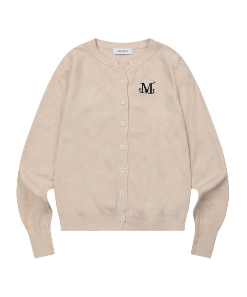 MUCENT(ムセント)の「マレ7ボタンクロップヘンリーネックカーディガン(8カラー)(カーディガン/ボレロ・レディース・ブラック/ピンク/ベージュ/アイボリー/ネイビー/レッド/グレー・FREE)」の4枚目の写真