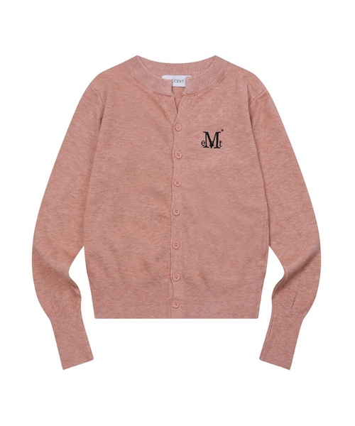 MUCENT(ムセント)の「マレ7ボタンクロップヘンリーネックカーディガン(8カラー)(カーディガン/ボレロ・レディース・ブラック/ピンク/ベージュ/アイボリー/ネイビー/レッド/グレー・FREE)」の6枚目の写真