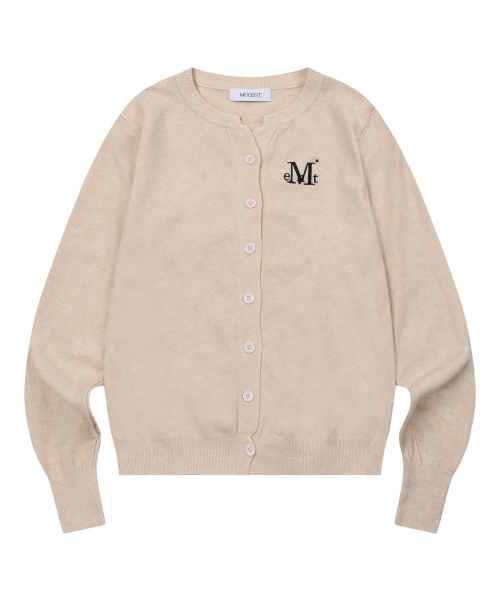 MUCENT(ムセント)の「マレ7ボタンクロップヘンリーネックカーディガン(8カラー)(カーディガン/ボレロ・レディース・ブラック/ピンク/ベージュ/アイボリー/ネイビー/レッド/グレー・FREE)」の8枚目の写真