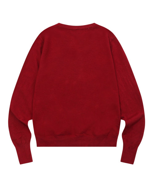 MUCENT(ムセント)の「マレ7ボタンクロップヘンリーネックカーディガン(8カラー)(カーディガン/ボレロ・レディース・ブラック/ピンク/ベージュ/アイボリー/ネイビー/レッド/グレー・FREE)」の13枚目の写真