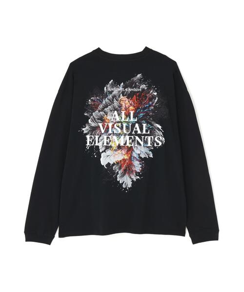 A4A(エーフォーエー)の「A4A/エーフォーエー/LST FLOWER(Tシャツ/カットソー・レディース・ホワイト/ブラック・L/M)」の5枚目の写真