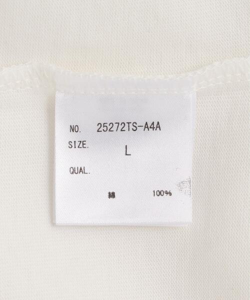 A4A(エーフォーエー)の「A4A/エーフォーエー/LST FLOWER(Tシャツ/カットソー・レディース・ホワイト/ブラック・L/M)」の14枚目の写真