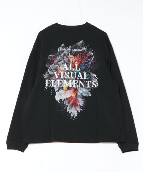 A4A(エーフォーエー)の「A4A/エーフォーエー/LST FLOWER(Tシャツ/カットソー・レディース・ホワイト/ブラック・L/M)」の2枚目の写真
