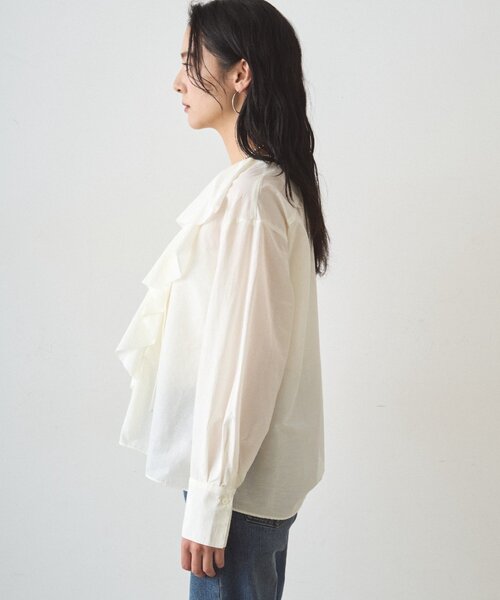 フリルカラーブラウス（シャツ/ブラウス）｜LOUNGEDRESS（ラウンジ