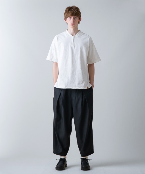 rehacer(レアセル)の「rehacer : Solotex Drape Flow Easy Pants / ソロテックスイ ドレープ フローイージー パンツ(その他パンツ・メンズ・ブラック/ベージュ・LARGE/MEDIUM/SMALL)」の4枚目の写真