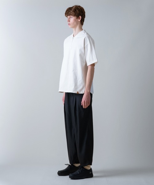 rehacer(レアセル)の「rehacer : Solotex Drape Flow Easy Pants / ソロテックスイ ドレープ フローイージー パンツ(その他パンツ・メンズ・ブラック/ベージュ・LARGE/MEDIUM/SMALL)」の5枚目の写真