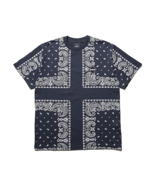 F.C.Real Bristol(エフシーレアルブリストル)の「BANDANA TEE(Tシャツ/カットソー・メンズ・ブラック/レッド/ネイビー・XX-LARGE/X-LARGE/LARGE/MEDIUM/SMALL)」の2枚目の写真