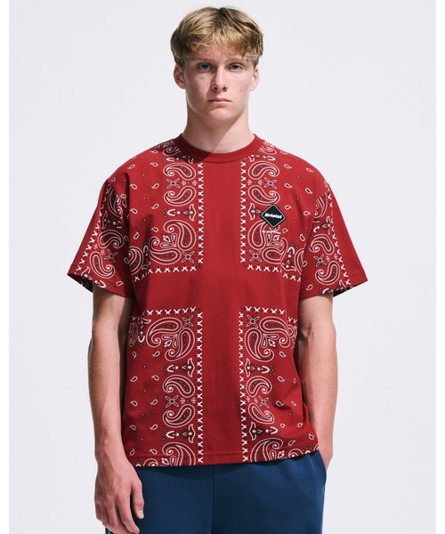 F.C.Real Bristol(エフシーレアルブリストル)の「BANDANA TEE(Tシャツ/カットソー・メンズ・ブラック/レッド/ネイビー・XX-LARGE/X-LARGE/LARGE/MEDIUM/SMALL)」の11枚目の写真