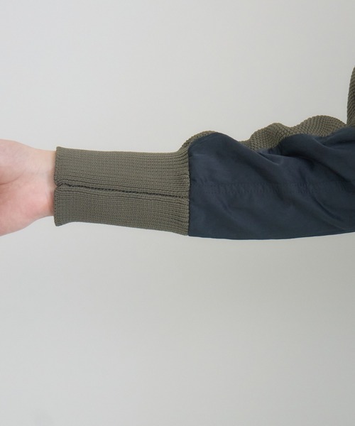 KATHARINE ROSS(キャサリンロス)の「【KATHARINE ROSS】ケーブルドッキングブルゾン(ニット/セーター・レディース・ブラック/カーキ・FREE)」の20枚目の写真