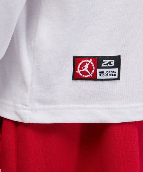 JORDAN BRAND(ジョーダンブランド)の「JORDAN BRAND M J FLT CLB LS CREW / ジョーダン ブランド FLT CLB L/S クルー / NIKE【SP】(Tシャツ/カットソー・メンズ・ホワイト/ブラック・S/M/L/XL/XXL)」の12枚目の写真