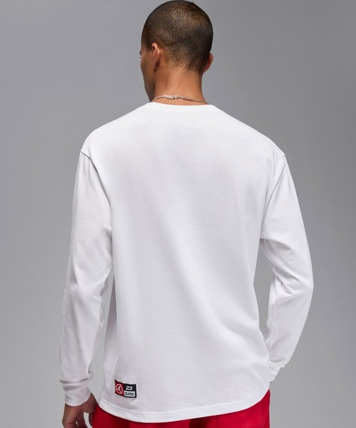 JORDAN BRAND(ジョーダンブランド)の「JORDAN BRAND M J FLT CLB LS CREW / ジョーダン ブランド FLT CLB L/S クルー / NIKE【SP】(Tシャツ/カットソー・メンズ・ホワイト/ブラック・S/M/L/XL/XXL)」の14枚目の写真