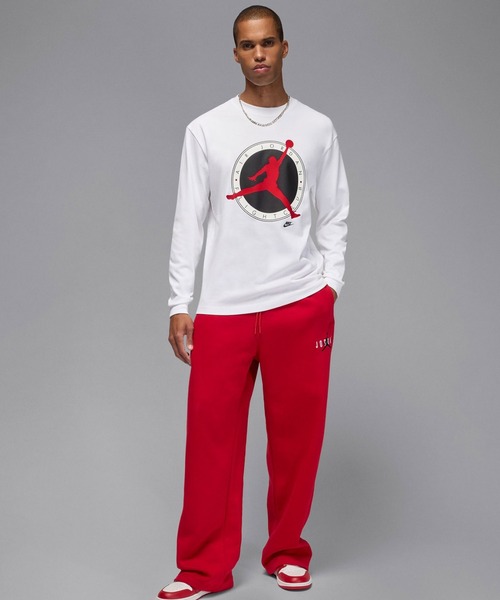 JORDAN BRAND(ジョーダンブランド)の「JORDAN BRAND M J FLT CLB LS CREW / ジョーダン ブランド FLT CLB L/S クルー / NIKE【SP】(Tシャツ/カットソー・メンズ・ホワイト/ブラック・S/M/L/XL/XXL)」の15枚目の写真