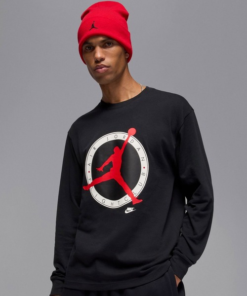 JORDAN BRAND(ジョーダンブランド)の「JORDAN BRAND M J FLT CLB LS CREW / ジョーダン ブランド FLT CLB L/S クルー / NIKE【SP】(Tシャツ/カットソー・メンズ・ホワイト/ブラック・S/M/L/XL/XXL)」の17枚目の写真