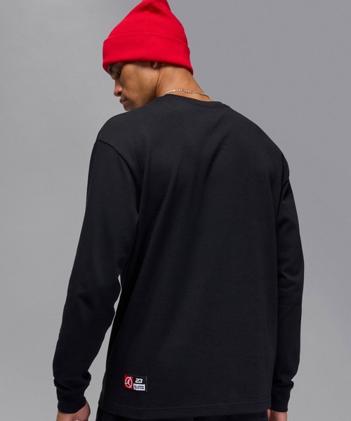 JORDAN BRAND(ジョーダンブランド)の「JORDAN BRAND M J FLT CLB LS CREW / ジョーダン ブランド FLT CLB L/S クルー / NIKE【SP】(Tシャツ/カットソー・メンズ・ホワイト/ブラック・S/M/L/XL/XXL)」の6枚目の写真