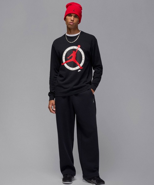 JORDAN BRAND(ジョーダンブランド)の「JORDAN BRAND M J FLT CLB LS CREW / ジョーダン ブランド FLT CLB L/S クルー / NIKE【SP】(Tシャツ/カットソー・メンズ・ホワイト/ブラック・S/M/L/XL/XXL)」の7枚目の写真