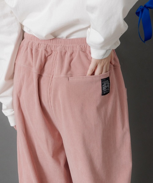ScoLar（スカラー）の「153754：スカラーちゃんネーム ボタンポケットコーデュロイパンツ（その他パンツ・レディース・アイボリー/ピンク/ネイビー・M）」の10枚目の写真