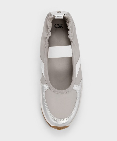 CHARLES & KEITH（チャールズ & キース）の「Jace ジェイス レザーメリージェーンスニーカー（スニーカー・レディース・ホワイト/シルバー・23cm/23.5cm/24.5cm/25cm）」の12枚目の写真
