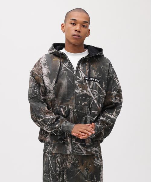 ZIP UP HOODIE 'REAL TREE CAMO' / ジップアップ フーディ リアル