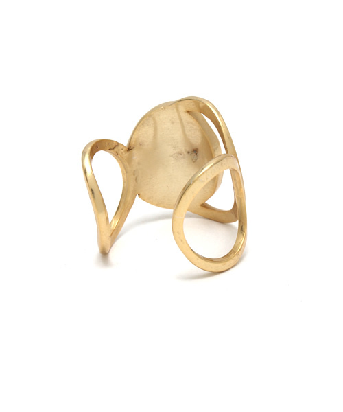 SCALA(スカラ)の「【SCALA/スカラ】エクリプスリング/made in JAPAN(日本製)(リング・レディース・アンティークシルバー/アンティークゴールド・11/13/9)」の3枚目の写真