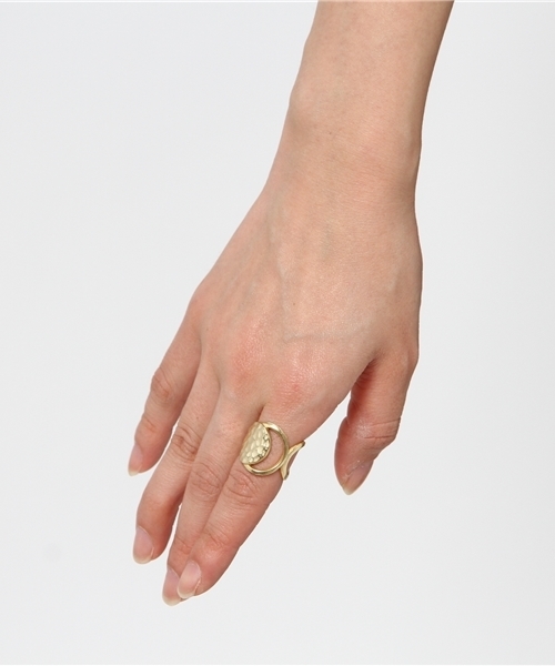 SCALA(スカラ)の「【SCALA/スカラ】エクリプスリング/made in JAPAN(日本製)(リング・レディース・アンティークシルバー/アンティークゴールド・11/13/9)」の5枚目の写真