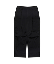 WIDE CARGO PANTS Black