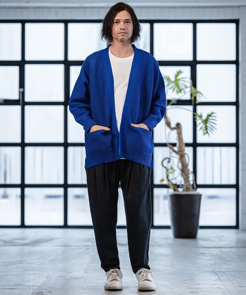 CAMBIO(カンビオ)の「mta598- Tight Tension Sleeveless Cut sew ノースリーブTシャツ(AI-261-007)(タンクトップ・メンズ・ホワイト/ブラック・S/M/L)」の8枚目の写真