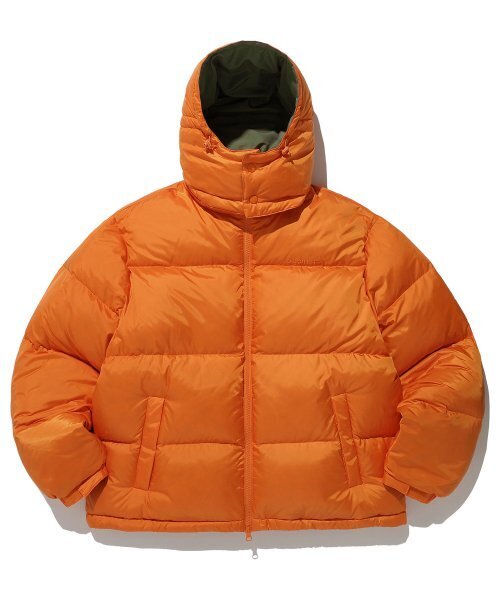 ISTKUNST(イストクンスト)の「HOODED DOWN PUFFER JACKET_ORANGE(IK2DWMB900A)(ダウンジャケット/コート・レディース・その他・S/M/L)」の1枚目の写真