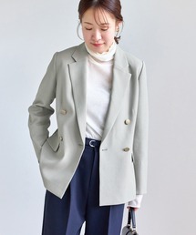 ROPE' PICNIC（ロペピクニック）の「【低身長・小柄さんサイズ】クリアツイル金ボタンジャケット/セレモニー・セットアップ対応（テーラードジャケット）」