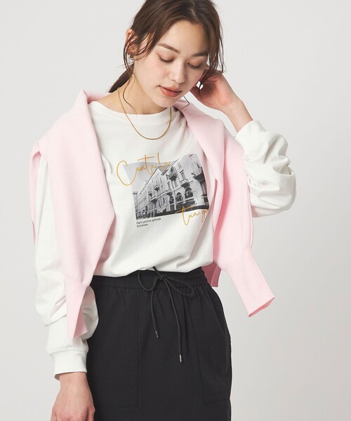 セール】アソート グラフィック ロングスリーブ Tシャツ（Tシャツ
