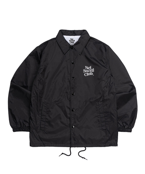 NET SOCIAL CLUB(ネットソーシャルクラブ)の「イリュージョンズ コーチジャケット (ブラック)(ナイロンジャケット・レディース・その他・M/L/XL/S)」の1枚目の写真