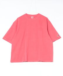 【ST】【FRUIT OF THE LOOM】BIG 製品染め 5分袖 Tシャツ