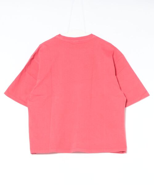FRUIT OF THE LOOM（フルーツオブザルーム）の「【ST】【FRUIT OF THE LOOM】BIG 製品染め 5分袖 Tシャツ（Tシャツ/カットソー・レディース・レッド/パープル/グリーン/グリーン系その他/イエロー・X-LARGE/LARGE/MEDIUM/SMALL）」の6枚目の写真