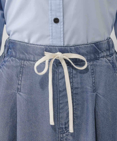 GLOBAL WORK（グローバルワーク）の「エアリーリラックスデニムスカート/636807（デニムスカート・レディース・ブルー系その他/ブラック系その他・REGULAR/SHORT）」の15枚目の写真