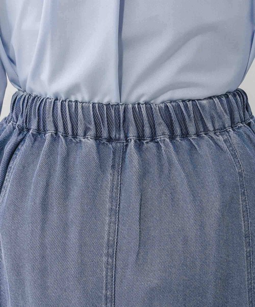 GLOBAL WORK（グローバルワーク）の「エアリーリラックスデニムスカート/636807（デニムスカート・レディース・ブルー系その他/ブラック系その他・REGULAR/SHORT）」の16枚目の写真