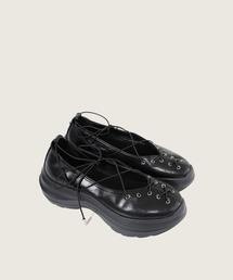 【3色展開】バレエレースアップ厚底スニーカー/2026 SS PLATFORM COLLECTION