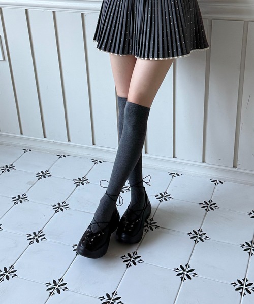 hiamu(ヒアム)の「【3色展開】バレエレースアップ厚底スニーカー/2026 SS PLATFORM COLLECTION(バレエシューズ・レディース・ピンク/ブラウン/ブラック・24.5cm/24.0cm/23.5cm/23.0cm/25.0cm)」の14枚目の写真