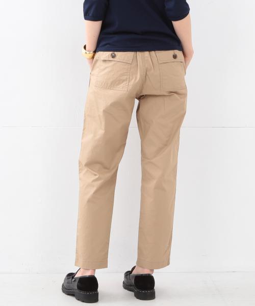 BEAMS BOY（ビームスボーイ）の「BEAMS BOY / ダンプ スラックス イージー（スラックス・レディース・ベージュ/ネイビー・ONE SIZE）」の12枚目の写真
