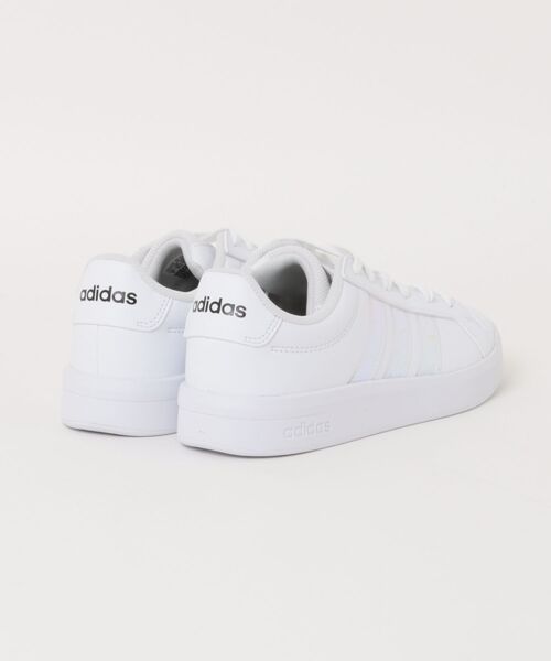 adidas(アディダス)の「【adidas】GRAND COURT BASE3.0W(スニーカー・レディース・ホワイト×ピンク・25.0cm/24.5cm/24.0cm/23.5cm/23.0cm)」の3枚目の写真