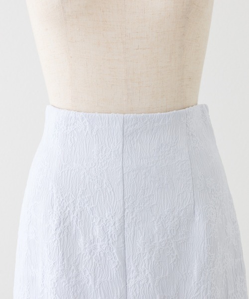 Seemi. byNICECLAUP（ シーミーバイナイスクラップ）の「【Seemi.】セット対応/スリット入りタイトスカート（スカート・レディース・アイボリー/サックスブルー/ベージュ・FREE）」の6枚目の写真