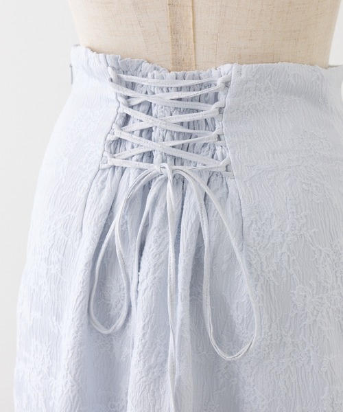 Seemi. byNICECLAUP（ シーミーバイナイスクラップ）の「【Seemi.】セット対応/スリット入りタイトスカート（スカート・レディース・アイボリー/サックスブルー/ベージュ・FREE）」の5枚目の写真