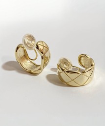 blackdia ocean キルティング ピアス/イヤリング