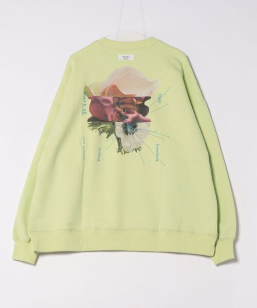 MIRROR STOKE(ミラーストーク)の「【ZOZO限定】FLOWER GRAPHIC SWEAT SHIRT/フラワーグラフィックスウェットシャツ(スウェット・レディース・ネイビー/アイボリー/ライトイエロー・MEDIUM)」の6枚目の写真