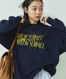 MIRROR STOKE | 【ZOZO限定】FLOWER GRAPHIC SWEAT SHIRT/フラワーグラフィックスウェットシャツ(スウェット)